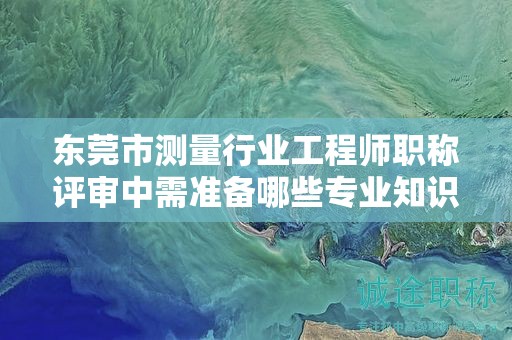 東莞市測(cè)量行業(yè)工程師職稱評(píng)審中需準(zhǔn)備哪些專業(yè)知識(shí)點(diǎn)？