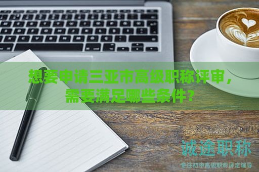 想要申請三亞市高級職稱評審，需要滿足哪些條件？