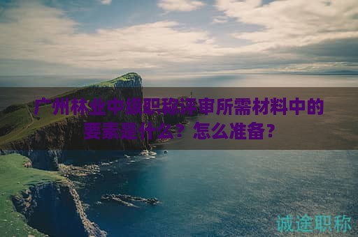 廣州林業(yè)中級職稱評審所需材料中的要素是什么？怎么準備？