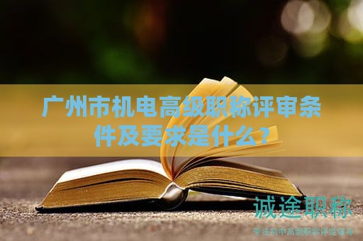 廣州市機(jī)電高級職稱評審條件及要求是什么？