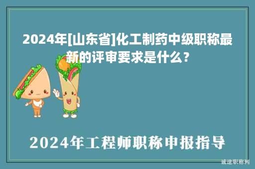 2024年[山東省]化工制藥中級職稱最新的評審要求是什么？