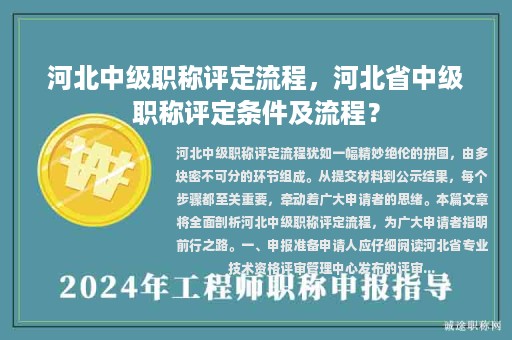 河北中級職稱評定流程，河北省中級職稱評定條件及流程？