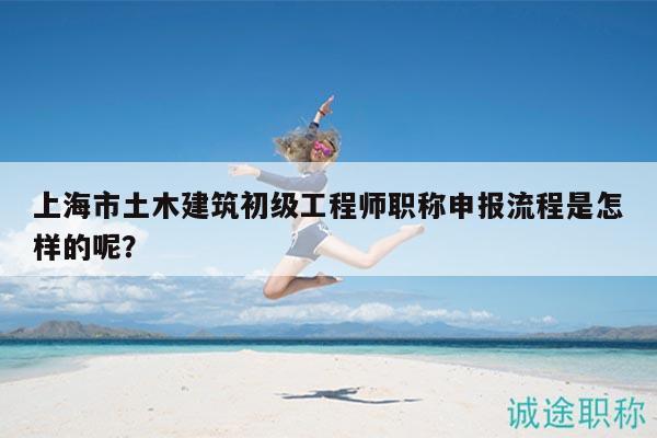 上海市土木建筑初級工程師職稱申報流程是怎樣的呢？