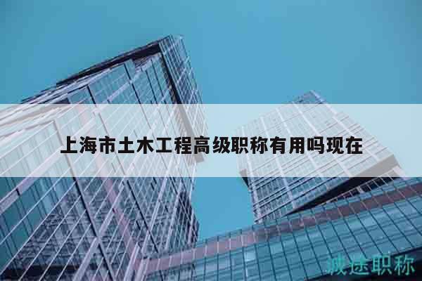 上海市土木工程高級(jí)職稱(chēng)有用嗎現(xiàn)在