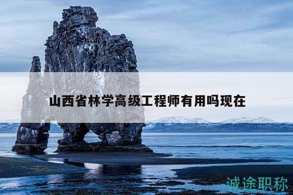 山西省林學(xué)高級(jí)工程師有用嗎現(xiàn)在