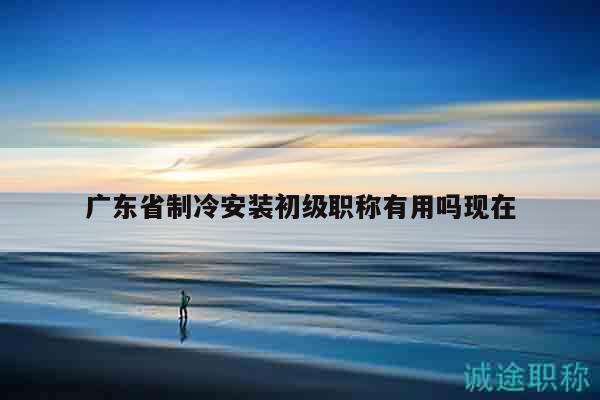 廣東省制冷安裝初級職稱有用嗎現(xiàn)在