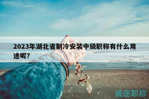 2023年湖北省制冷安裝中級(jí)職稱有什么用途呢？