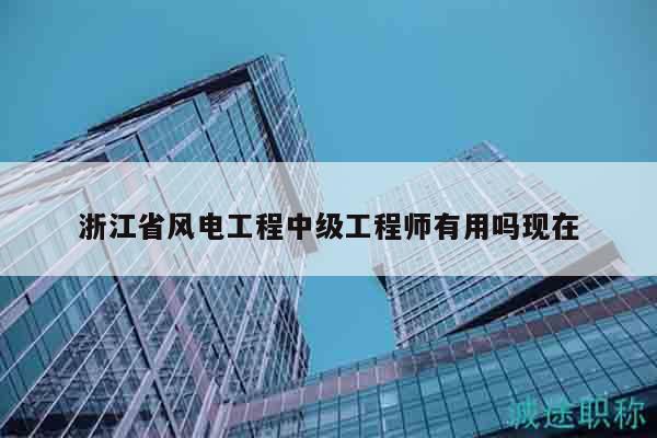 浙江省風(fēng)電工程中級(jí)工程師有用嗎現(xiàn)在