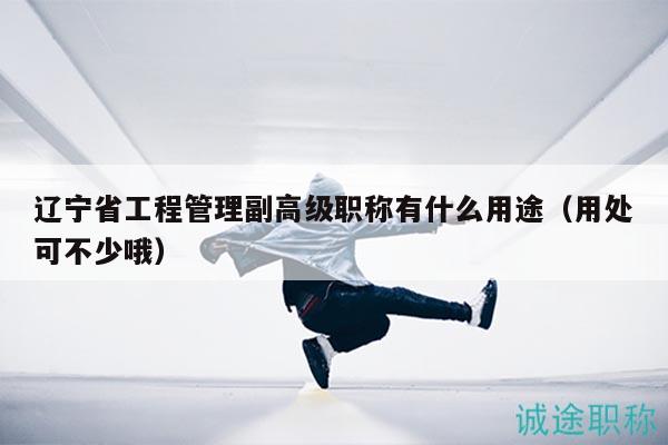 遼寧省工程管理副高級職稱有什么用途（用處可不少哦）