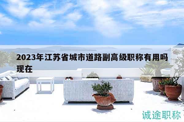 2023年江蘇省城市道路副高級(jí)職稱(chēng)有用嗎現(xiàn)在