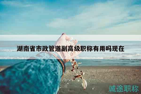 湖南省市政管道副高級職稱有用嗎現(xiàn)在