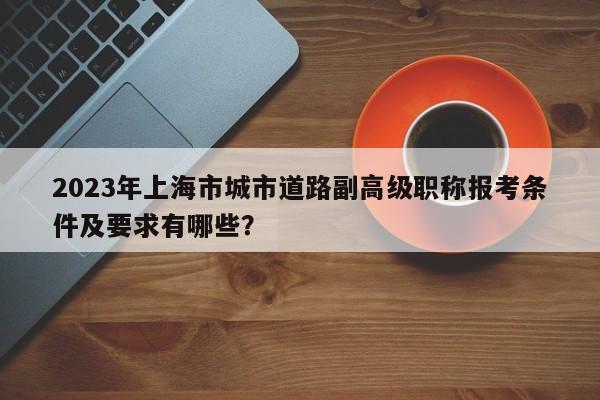 2023年上海市城市道路副高級職稱報考條件及要求有哪些？