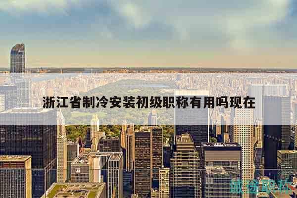 浙江省制冷安裝初級(jí)職稱有用嗎現(xiàn)在
