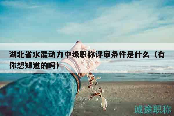 湖北省水能動(dòng)力中級(jí)職稱評(píng)審條件是什么（有你想知道的嗎）