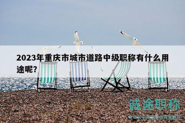 2023年重慶市城市道路中級職稱有什么用途呢？