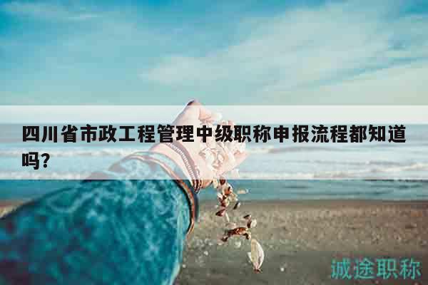 四川省市政工程管理中級(jí)職稱申報(bào)流程都知道嗎？
