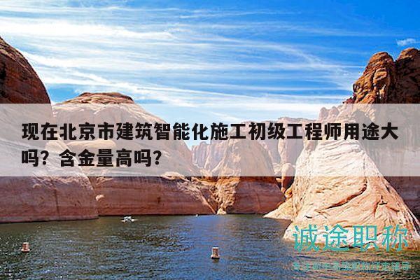 現(xiàn)在北京市建筑智能化施工初級工程師用途大嗎？含金量高嗎？
