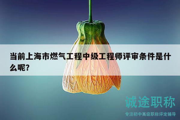 當(dāng)前上海市燃?xì)夤こ讨屑?jí)工程師評(píng)審條件是什么呢？
