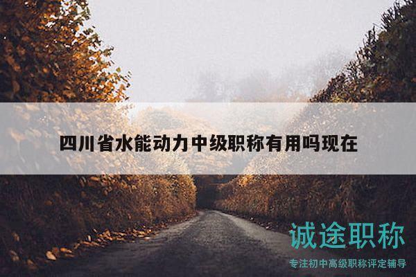 四川省水能動(dòng)力中級(jí)職稱有用嗎現(xiàn)在