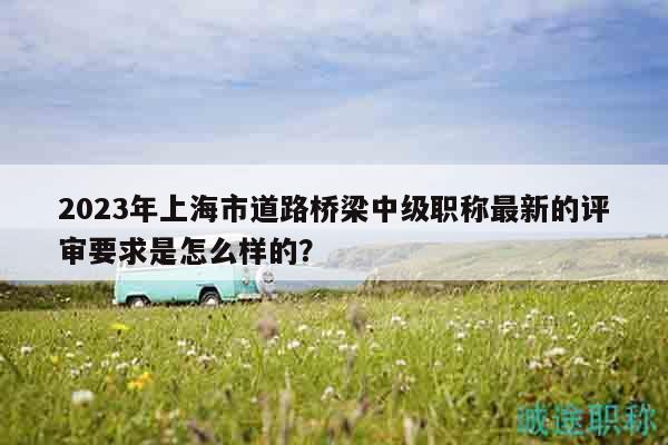 2023年上海市道路橋梁中級職稱最新的評審要求是怎么樣的？