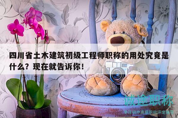 四川省土木建筑初級工程師職稱的用處究竟是什么？現(xiàn)在就告訴你！