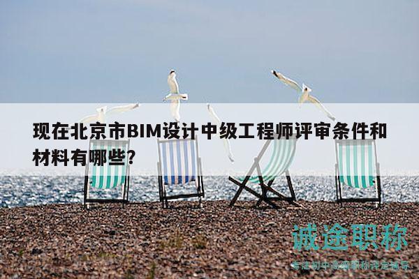 現(xiàn)在北京市BIM設(shè)計(jì)中級(jí)工程師評(píng)審條件和材料有哪些？