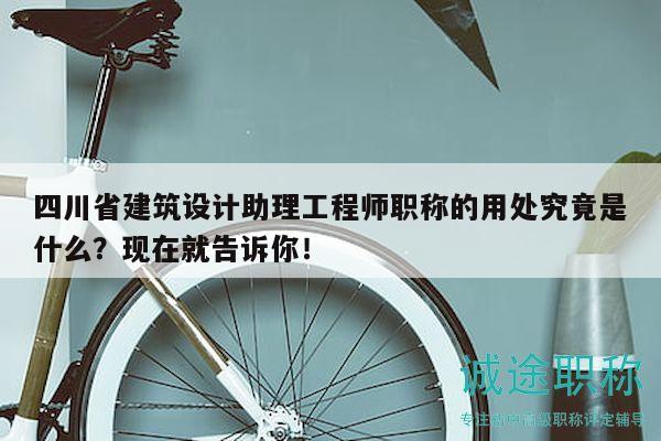 四川省建筑設(shè)計助理工程師職稱的用處究竟是什么？現(xiàn)在就告訴你！