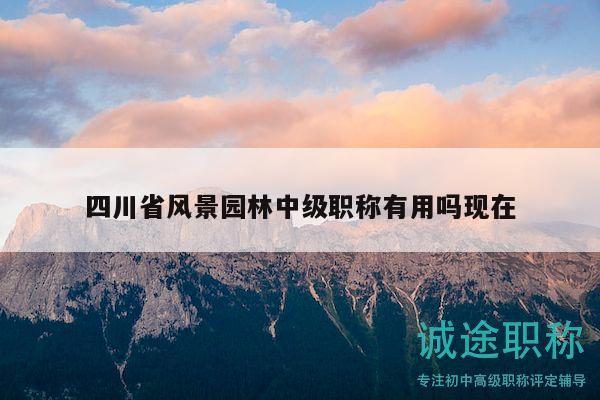 四川省風景園林中級職稱有用嗎現(xiàn)在