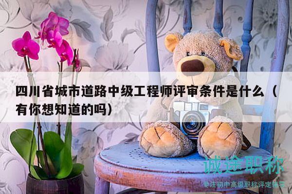 四川省城市道路中級(jí)工程師評(píng)審條件是什么（有你想知道的嗎）