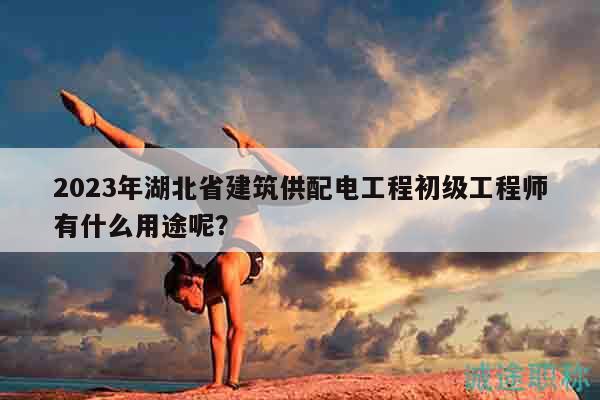 2023年湖北省建筑供配電工程初級工程師有什么用途呢？