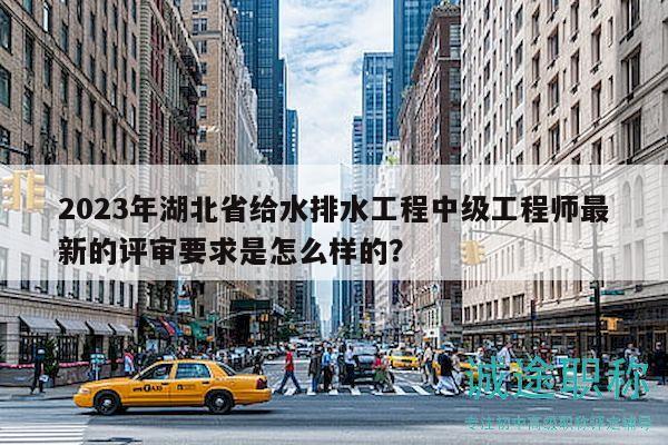 2023年湖北省給水排水工程中級(jí)工程師最新的評(píng)審要求是怎么樣的？