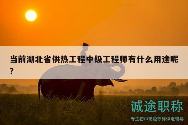 當(dāng)前湖北省供熱工程中級工程師有什么用途呢？