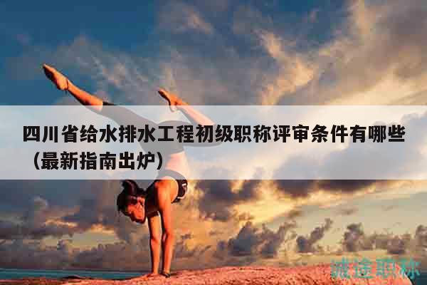 四川省給水排水工程初級(jí)職稱(chēng)評(píng)審條件有哪些（最新指南出爐）