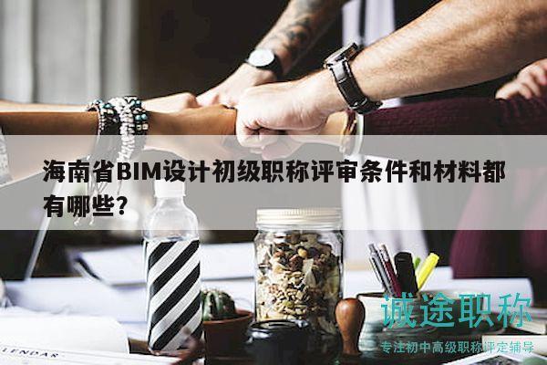 海南省BIM設(shè)計初級職稱評審條件和材料都有哪些？