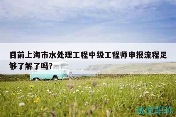 目前上海市水處理工程中級(jí)工程師申報(bào)流程足夠了解了嗎？