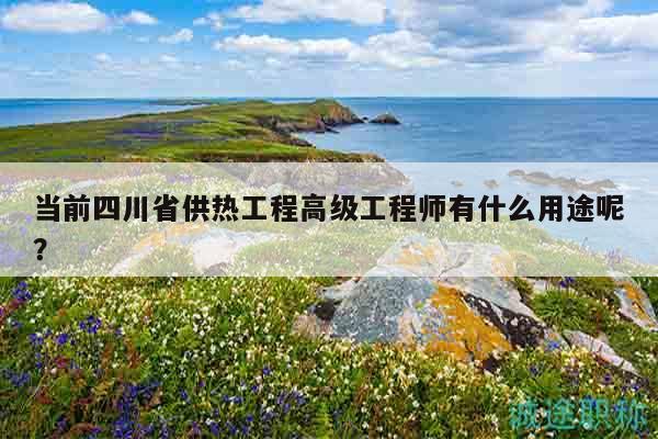 當(dāng)前四川省供熱工程高級(jí)工程師有什么用途呢？