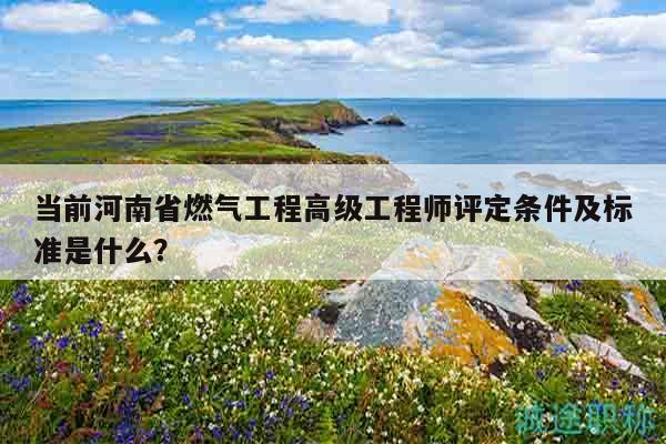當(dāng)前河南省燃?xì)夤こ谈呒?jí)工程師評(píng)定條件及標(biāo)準(zhǔn)是什么？