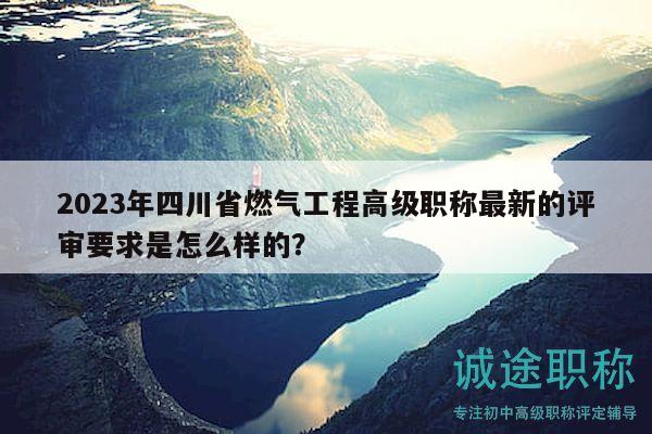 2023年四川省燃氣工程高級職稱最新的評審要求是怎么樣的？