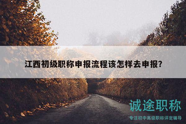 江西初級職稱申報(bào)流程該怎樣去申報(bào)？