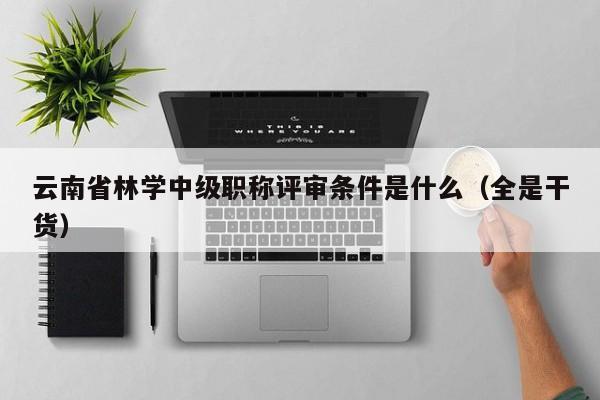 云南省林學中級職稱評審條件是什么（全是干貨）