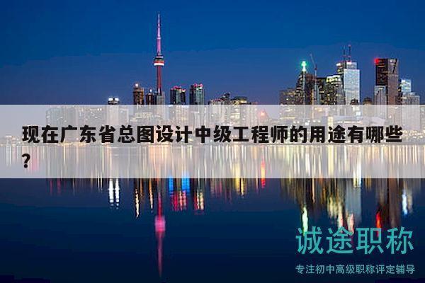 現(xiàn)在廣東省總圖設(shè)計(jì)中級(jí)工程師的用途有哪些？