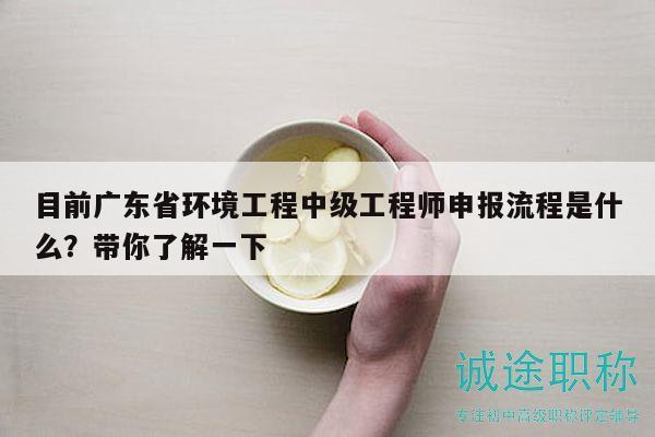 目前廣東省環(huán)境工程中級工程師申報流程是什么？帶你了解一下