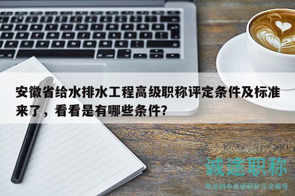 安徽省給水排水工程高級職稱評定條件及標準來了，看看是有哪些條件？
