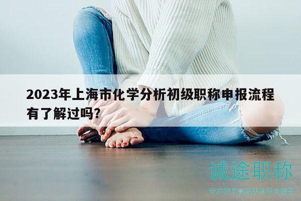 2023年上海市化學(xué)分析初級(jí)職稱申報(bào)流程有了解過(guò)嗎？