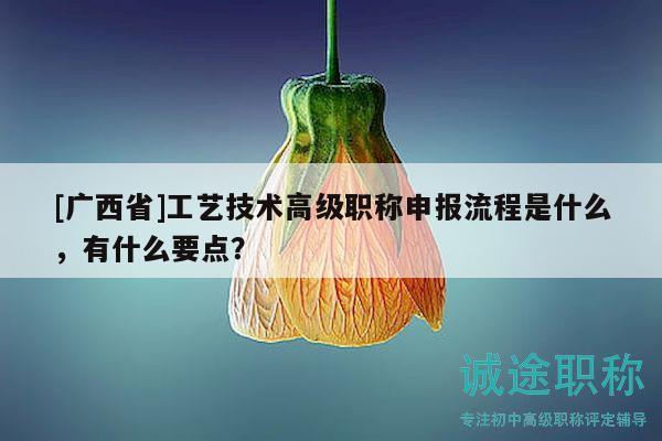 [廣西省]工藝技術(shù)高級職稱申報流程是什么，有什么要點？
