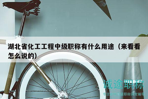 湖北省化工工程中級職稱有什么用途（來看看怎么說的）