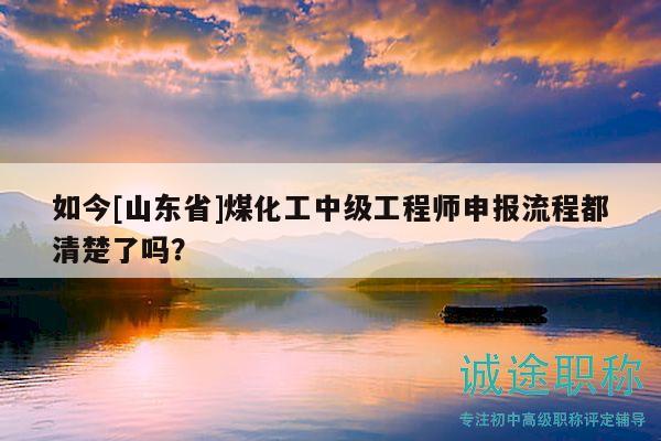 如今[山東省]煤化工中級工程師申報流程都清楚了嗎？
