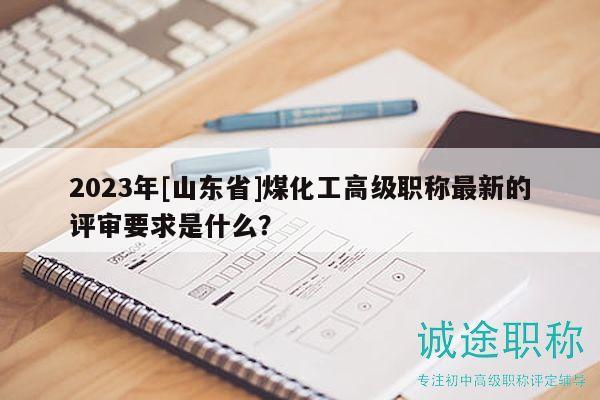 2023年[山東省]煤化工高級職稱最新的評審要求是什么？
