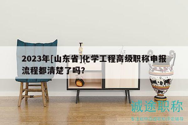 2023年[山東省]化學(xué)工程高級(jí)職稱申報(bào)流程都清楚了嗎？