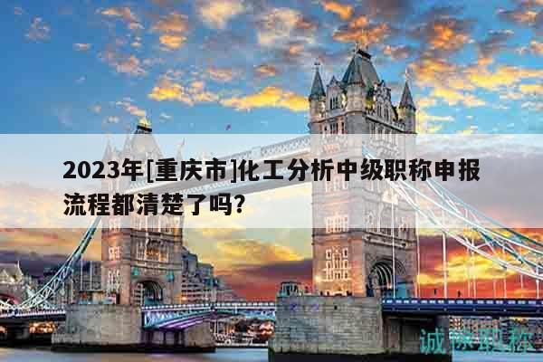 2023年[重慶市]化工分析中級職稱申報(bào)流程都清楚了嗎？